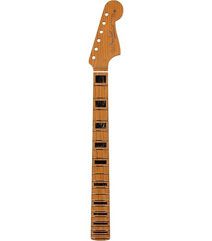 Amazon | Fender フェンダー Roasted Jazzmaster Neck, Block Inlays