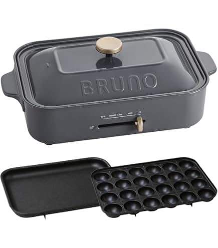 Amazon | BRUNO コンパクトホットプレート セラミックコート鍋セット
