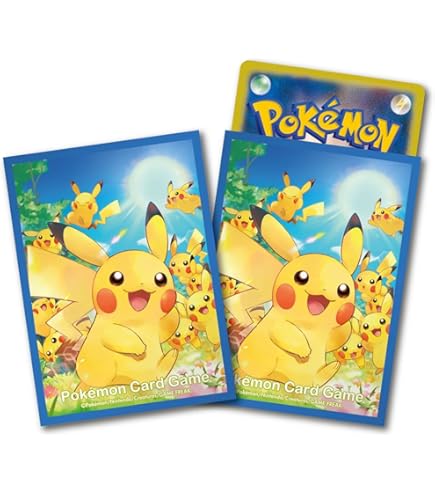 Amazon.co.jp: ポケモンカードゲーム デッキシールド ピカチュウと