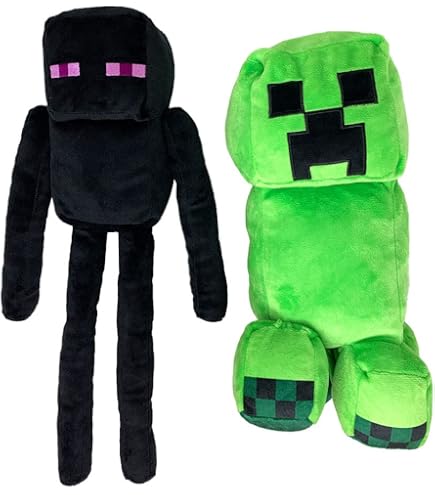 Amazon.co.jp: Minecraft マインクラフト ぬいぐるみ クリーパー 10.5
