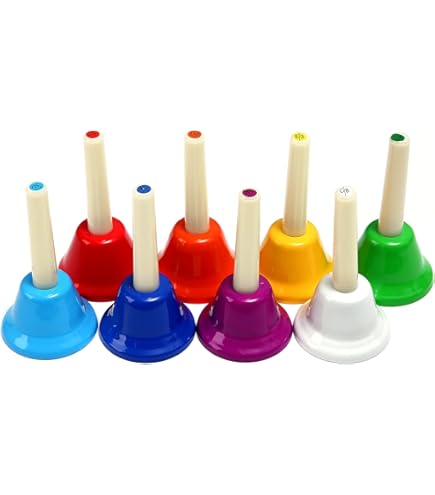 Amazon | ウチダ・ミュージックベル 単音【シルバー：低G】ハンドベル