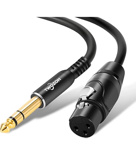 Amazon.co.jp: BELDEN 8412 TRS(ステレオフォン)→XLR(オス) 2本ペア