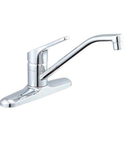 Amazon | LIXIL(リクシル) INAX シングルレバー混合水栓 ホワイト SF