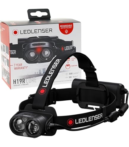 Amazon.co.jp: 【セット買い】 Ledlenser(レッドレンザー) H19R Core