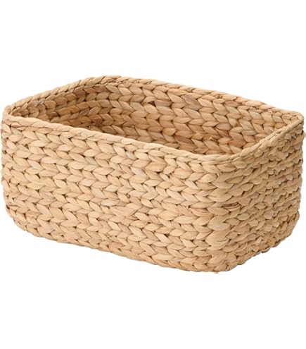 Amazon.co.jp: 無印良品 重なるラタン長方形バスケット・中 (V)約幅36