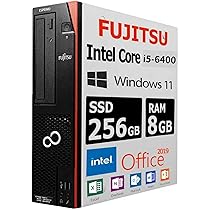 Amazon | 【整備済み品】富士通 デスクトップPC D586/第6世代 i5-6400