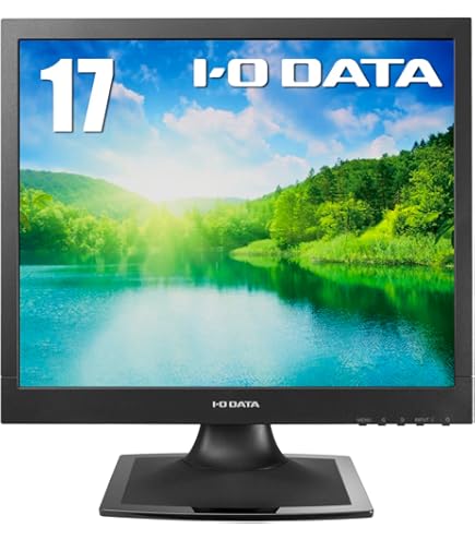 Amazon.co.jp: IODATA LCD-AD173SESB-A (ブラック) 17型スクエア 液晶
