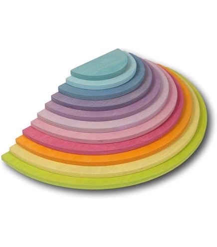 Amazon | GRIMM'S グリムス 半円盤・ナチュラル GM10676 | 積み木