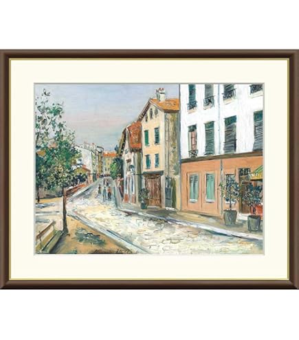 Amazon.co.jp: 絵画 世界の名画 モンマルトルの風車 モーリス