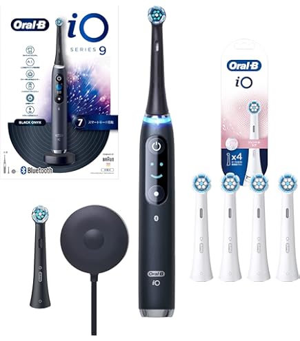Amazon.co.jp: ブラウン 電動歯ブラシ オーラルB iO9 iOM92B22ACBK