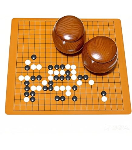Amazon | 囲碁セット 塩ビの9・13路碁盤と碁笥・碁石椿セット | 囲碁