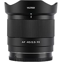 Amazon.co.jp: VILTROX AF 40mm F2.5 FE Eマウント レンズ, Sony用 FE