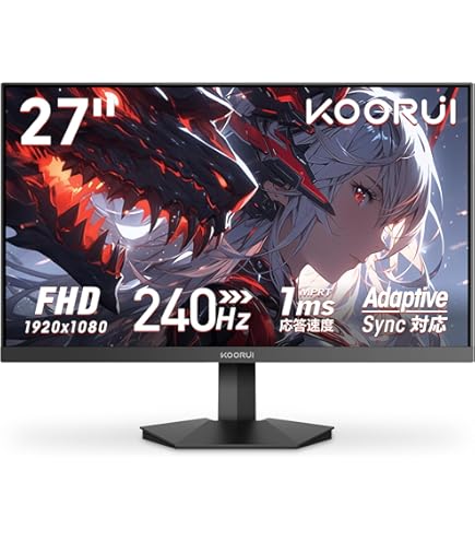 Amazon.co.jp: Z Z-Edge(ゼロエッジ) ゲーミングモニター 27型 240Hz