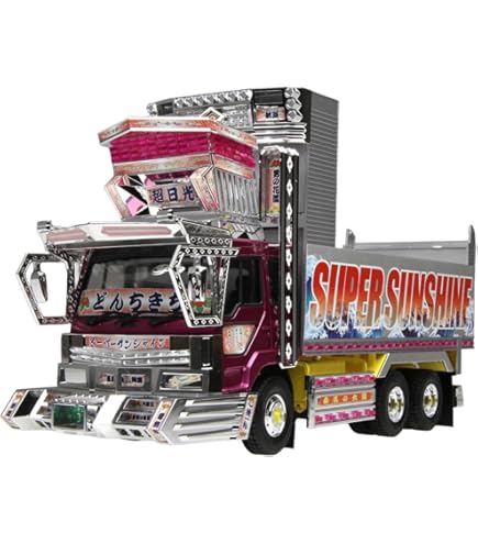 Amazon | 青島文化教材社 1/32 4tデコトラ No.36 4t 芸術丸 げいじゅ