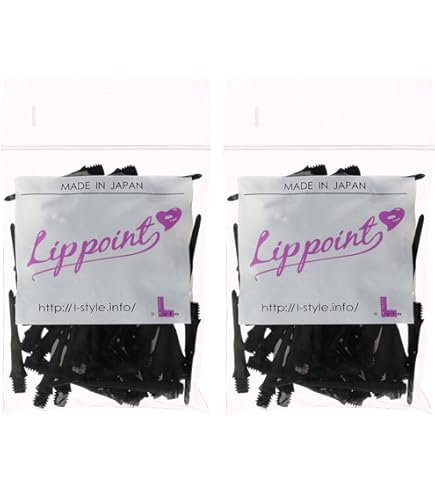 Amazon | L-style チップ LipPoint ショート ブラック(2Pacセット