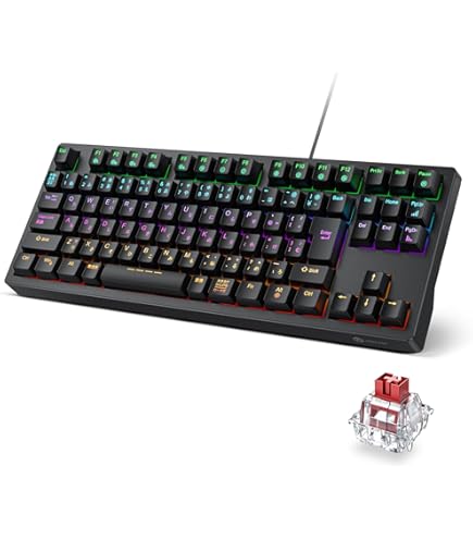 Amazon.co.jp: ぶいすぽっ VSPO GEAR ゲーミングキーボード 紫宮るな