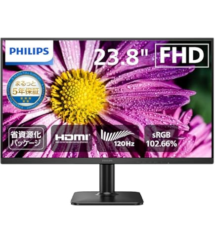 Amazon.co.jp: PHILIPS 液晶ディスプレイ・PCモニター 242E2F/11 (23.8