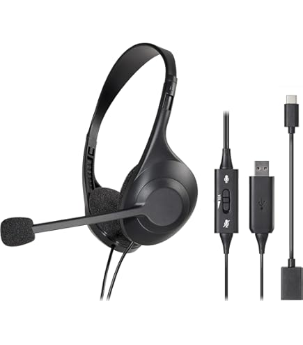 Amazon | Plantronics ブラックワイアー C3220 ヘッドセット