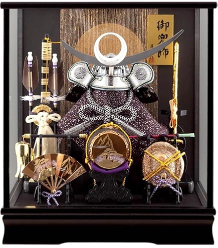 Amazon | 吉徳大光 五月人形 飾り 金太郎人形 童心10号 間口48×奥行37