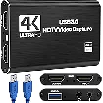 Amazon | キャプチャボード 外付け 4K パススルー Switch対応 HDMI