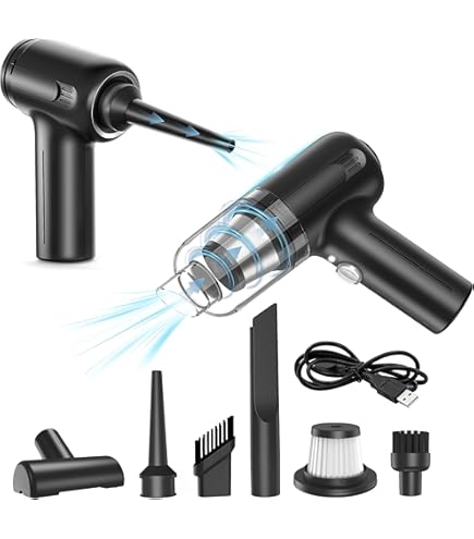 Amazon | 【吸い込み＆吹き飛ばし両用】ハンディクリーナー 車用掃除機