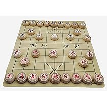 Amazon | AZ-FRONT 中国将棋 折りたたみ 木製駒 皮製将棋盤 シャンチー