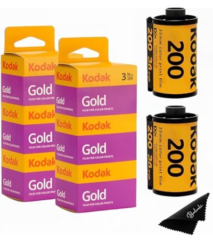 Amazon.com : Kodak Ultramax 400 & Gold 200 35mm Film Bundle - 6