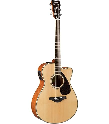 Amazon.com: Yamaha A-Series AC1M Acoustic-Electric Guitar, Vintage