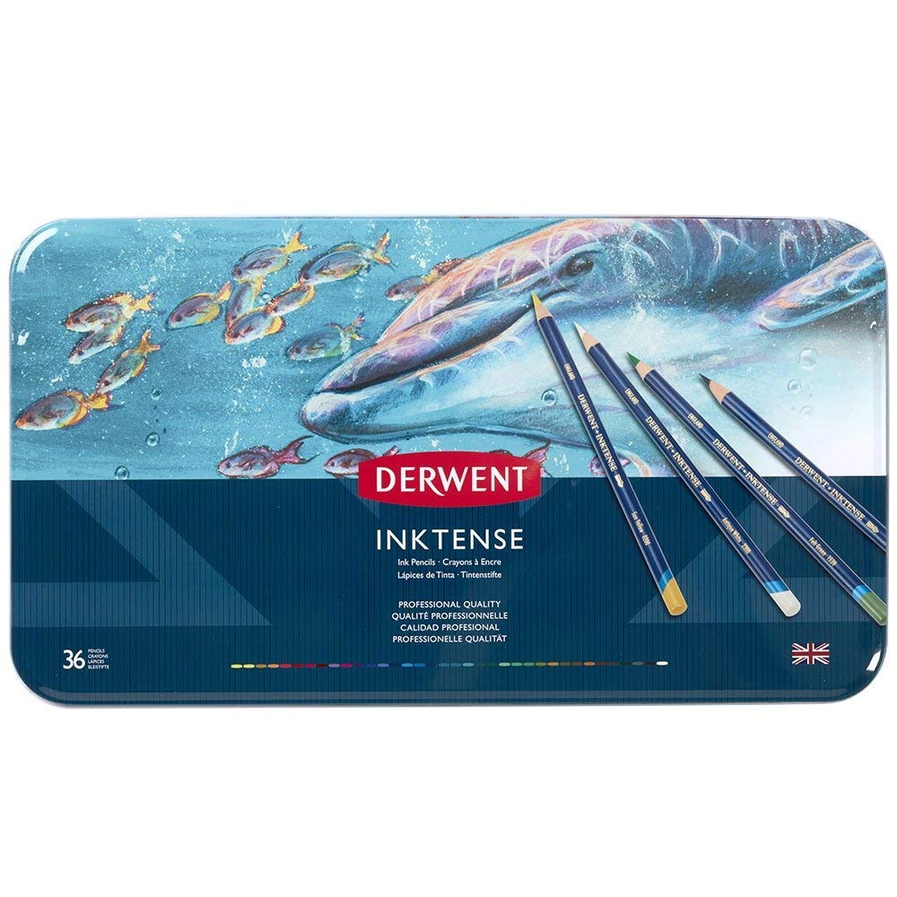 Derwent watercolor pencils ink Tense pencil 36 color set 2301842
