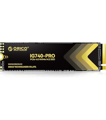 Amazon.com: ORICO 512GB NVMe SSD PCIe 4.0- Up to 7000MB/s, M.2 SSD