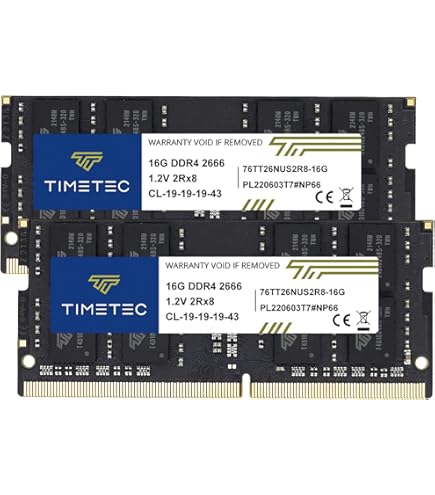 Timetec 32GB KIT(2x16GB) DDR4 SODIMM for Intel NUC KIT/Mini PC