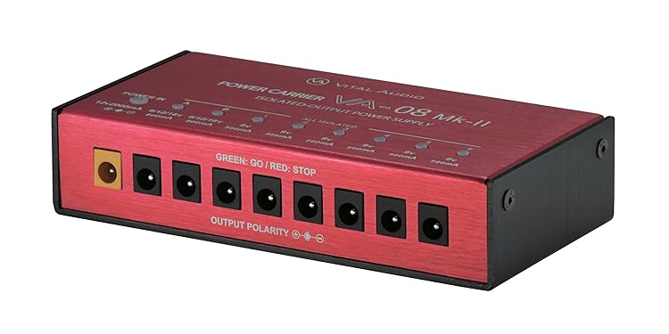 Vital Audio POWER CARRIER VA-08 MkII - 8個のエフェクターに電源供給