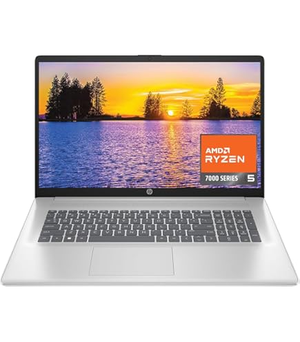 Amazon.com: HP 17.3 inch FHD Display Laptop | AMD Ryzen 5 7520U