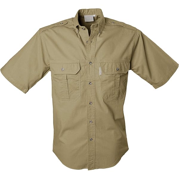 Amazon.com: Tag Safari Upland Shirt for Men Short Sleeve 100