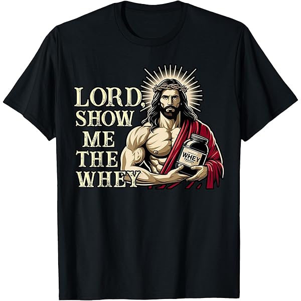 Amazon.com: Mens Jesus Bodybuilding T Shirt - Funny Jesus Weight