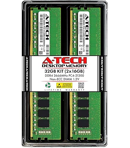 Samsung 32GB (2x16GB) DDR4 2400MHz PC4-19200 (PC4-2400T) CL17