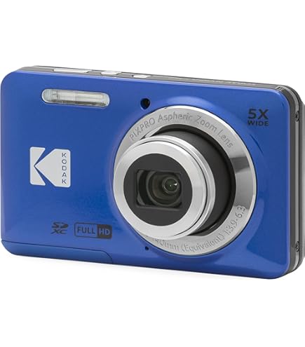 Amazon.com : KODAK PIXPRO Friendly Zoom FZ53 Digital Camera (Blue