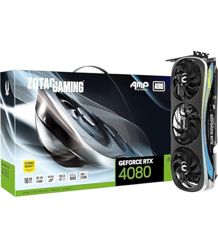 Amazon.com: ZOTAC GAMING GeForce RTX 4080 SUPER AMP 16GB GDDR6X