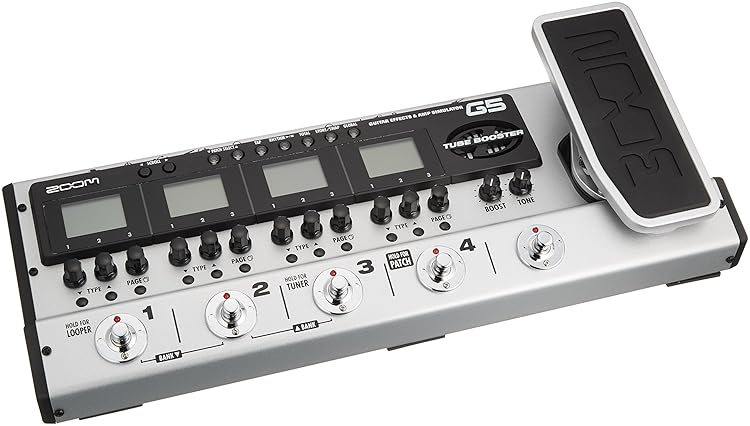 ZOOM G5 - 全145種類のエフェクターから9つを自由に選択して配列して