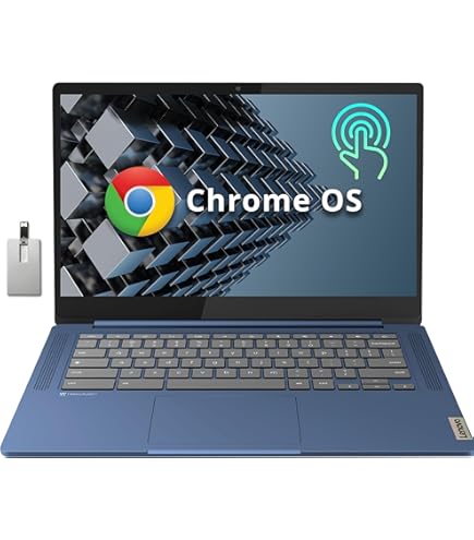 Lenovo Slim 3 Chromebook, 14″ FHD IPS Touchscreen Laptop, MediaTek