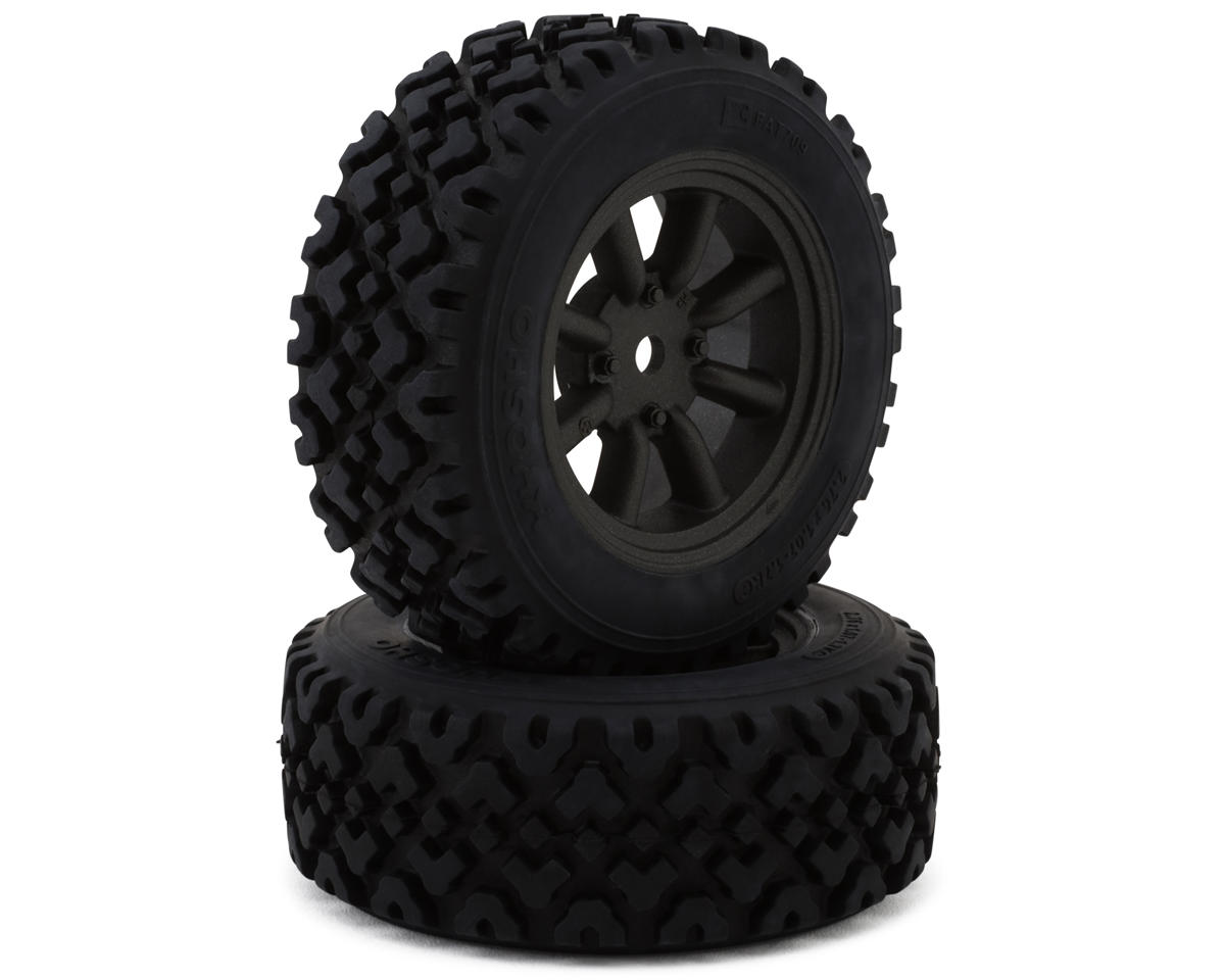 Kyosho FZ02-R Vintage Rally Pre-Mounted Tires (2) (Medium