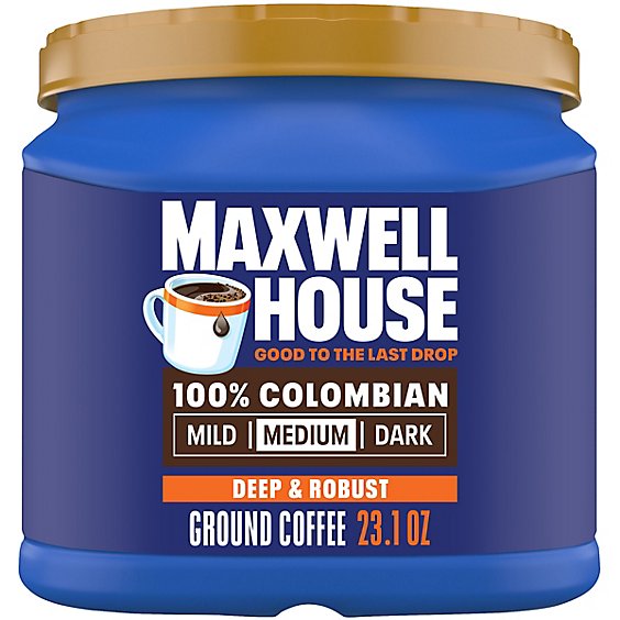 Maxwell House 100% Colombian Ground Coffee - 23.1 Oz - jewelosco