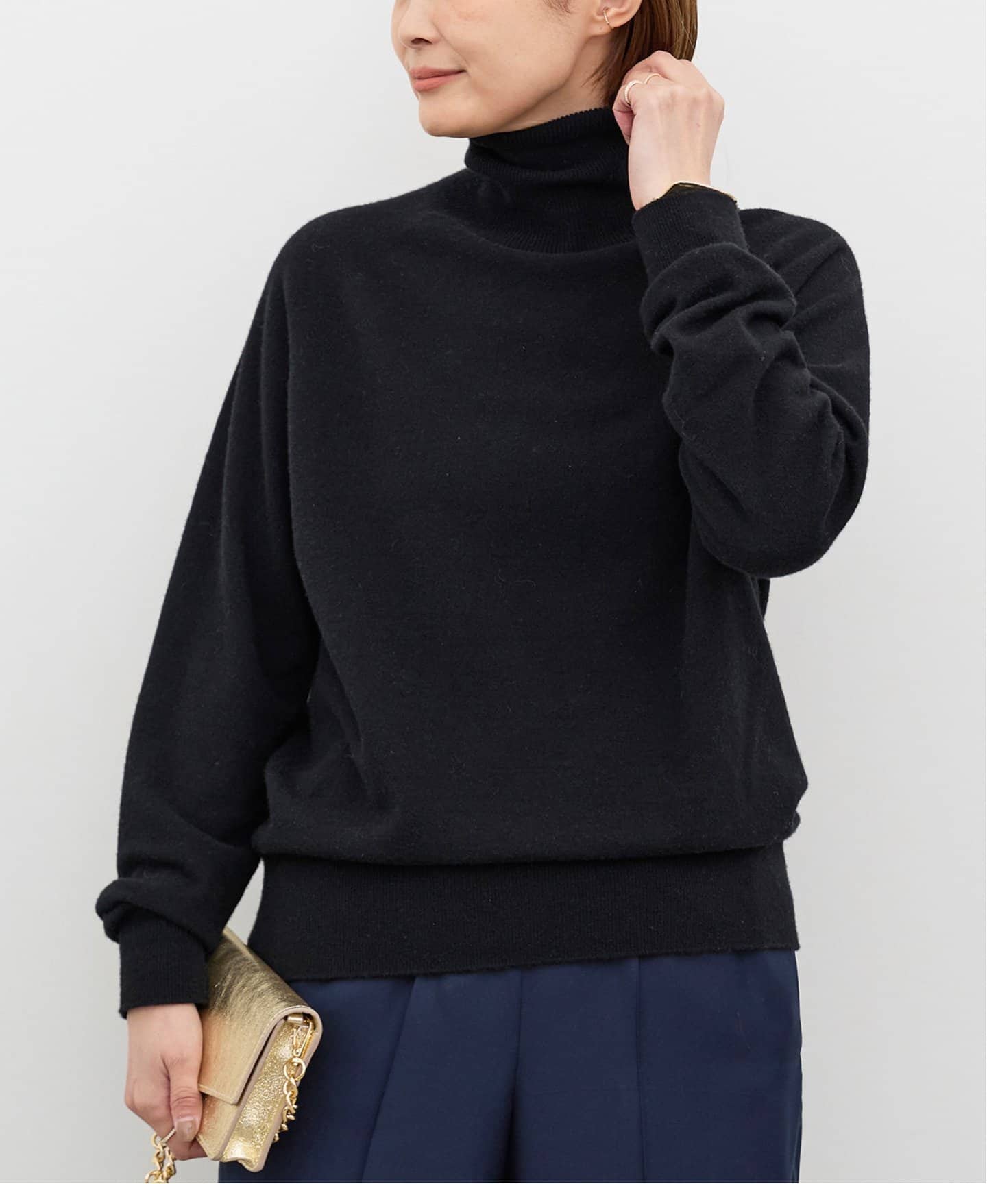 CAPRI タートルネック プルオーバー（ニット／セーター）｜Deuxieme