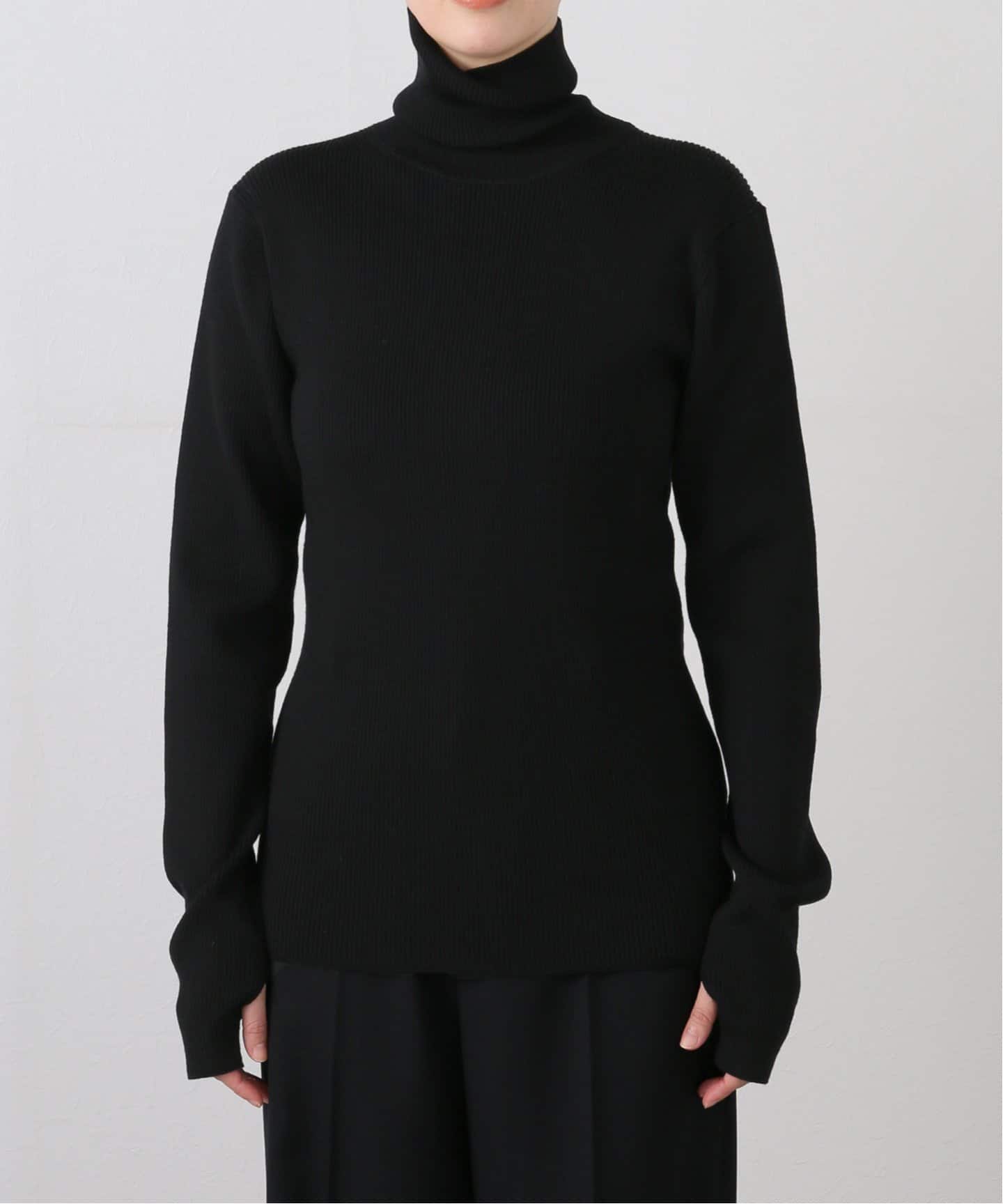 ウールリブタートルネックプルオーバー（ニット／セーター）｜AP