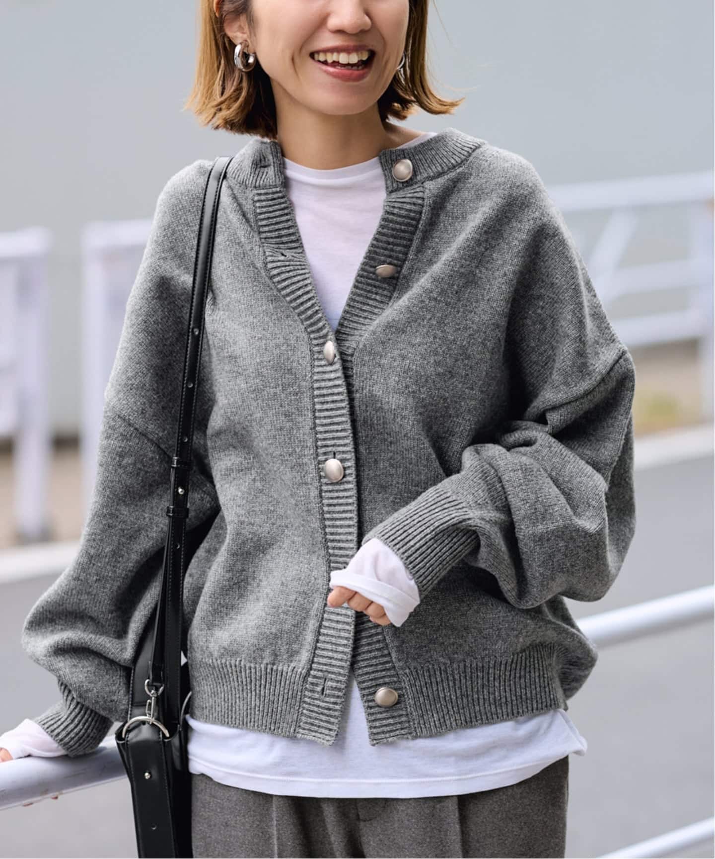 ≪WEB限定追加≫メタルボタン2WAYカーディガン（カーディガン