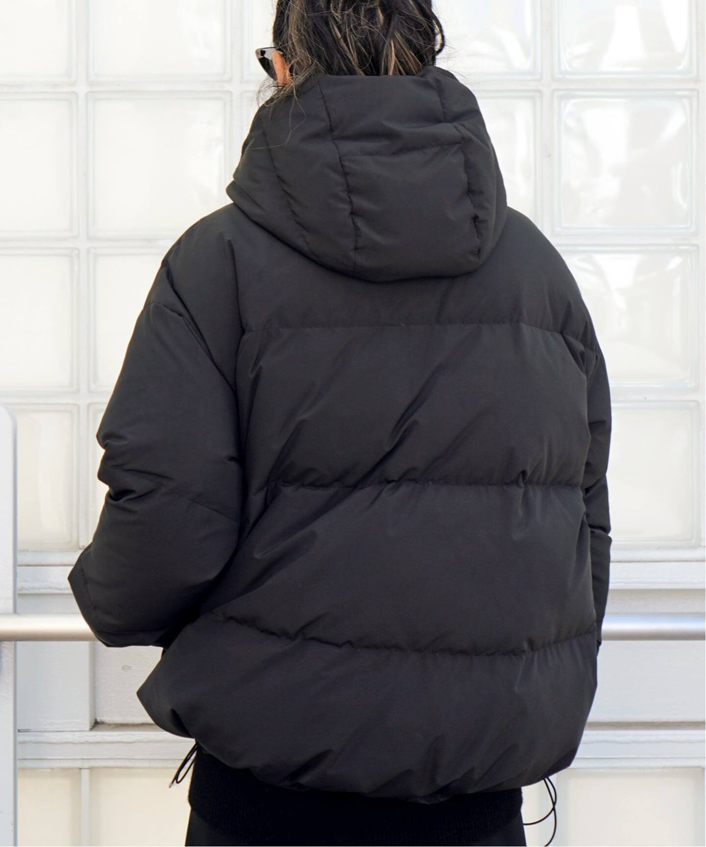 フードダウンジャケット(ブラック)（ダウンジャケット）｜AP STUDIO