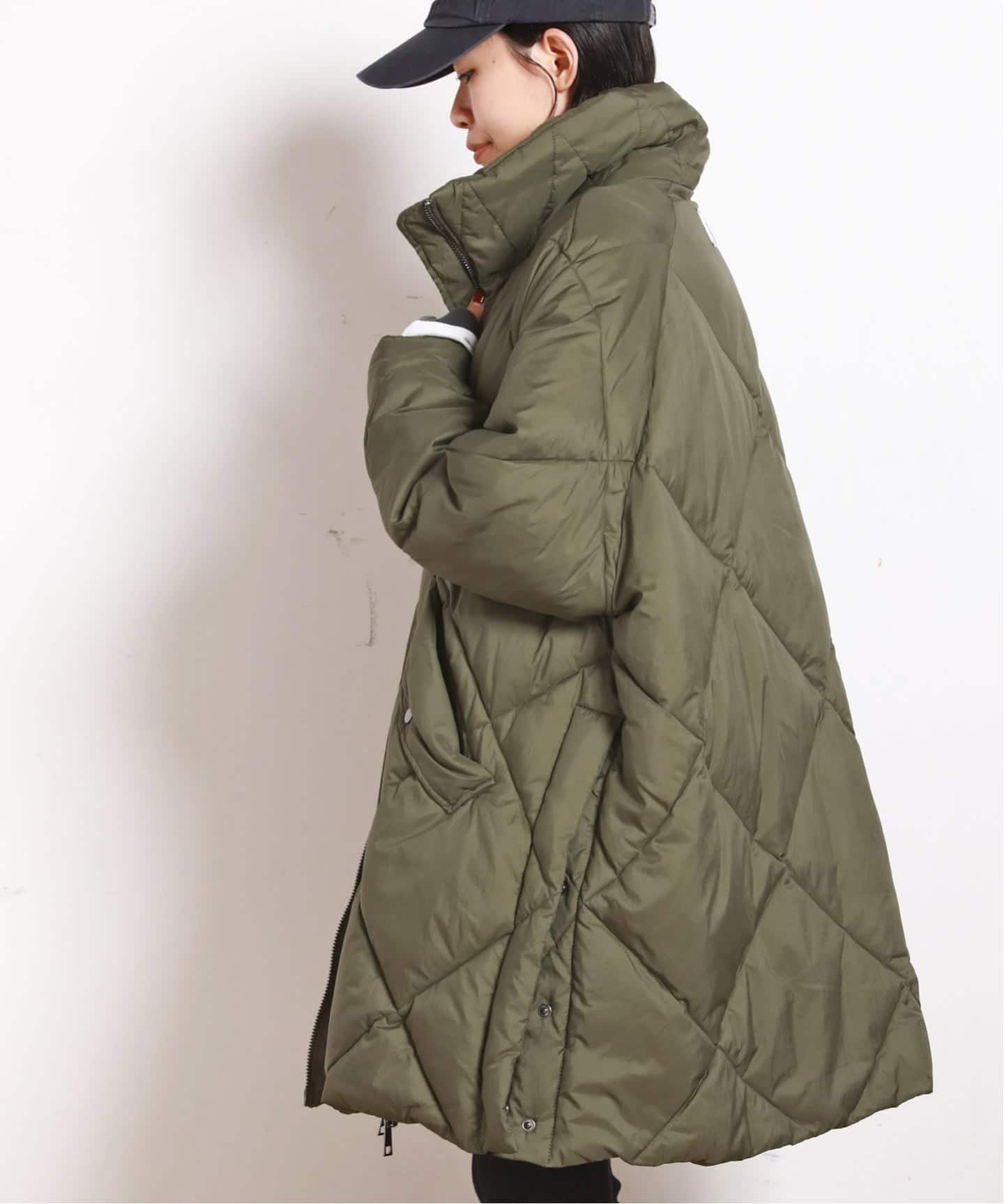 OOF WEAR/オーフウェア】long padding coat（中綿・キルティング）｜AP