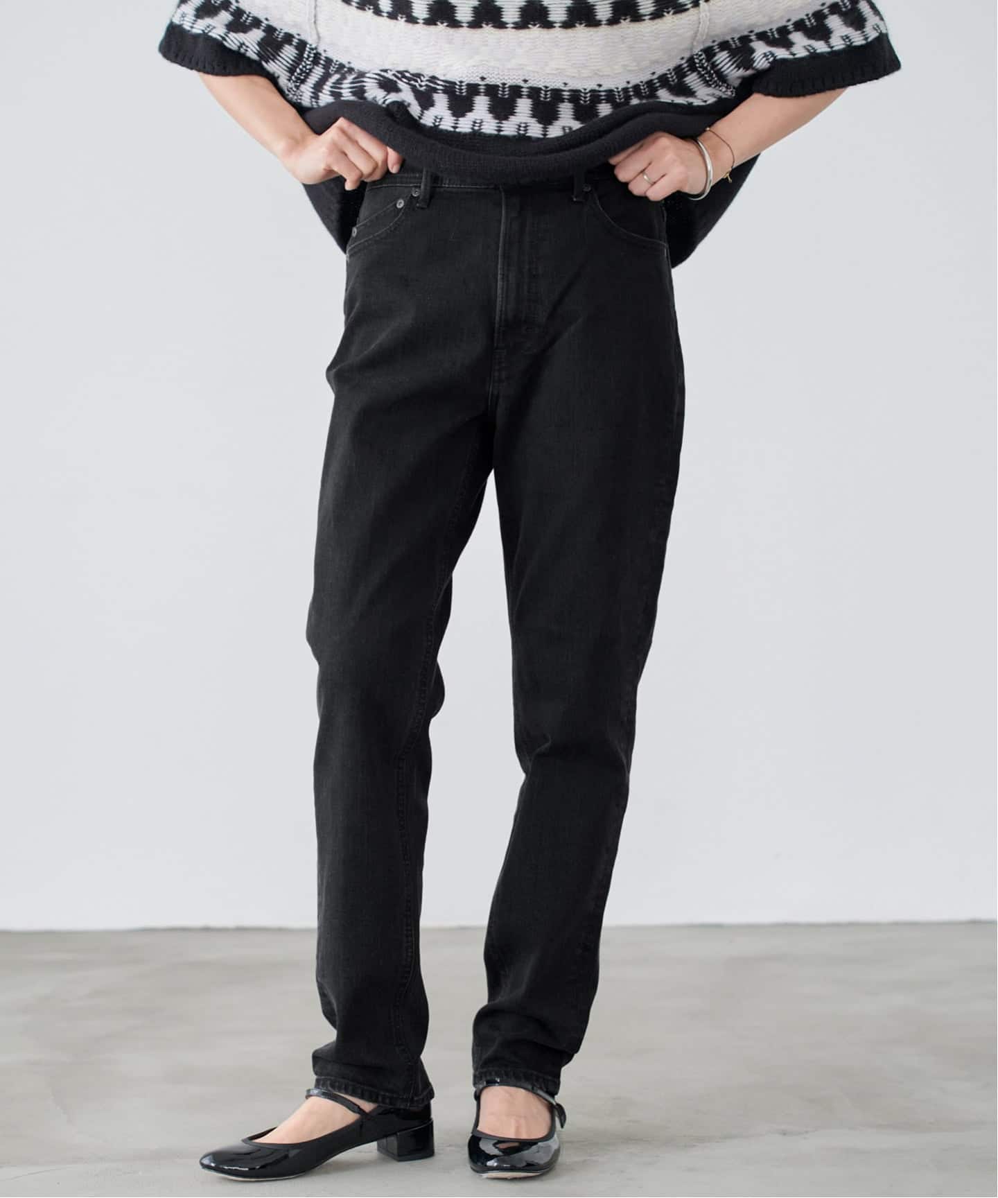 YANUK/ヤヌーク 別注 ANN ボーイズテーパードデニム（デニムパンツ