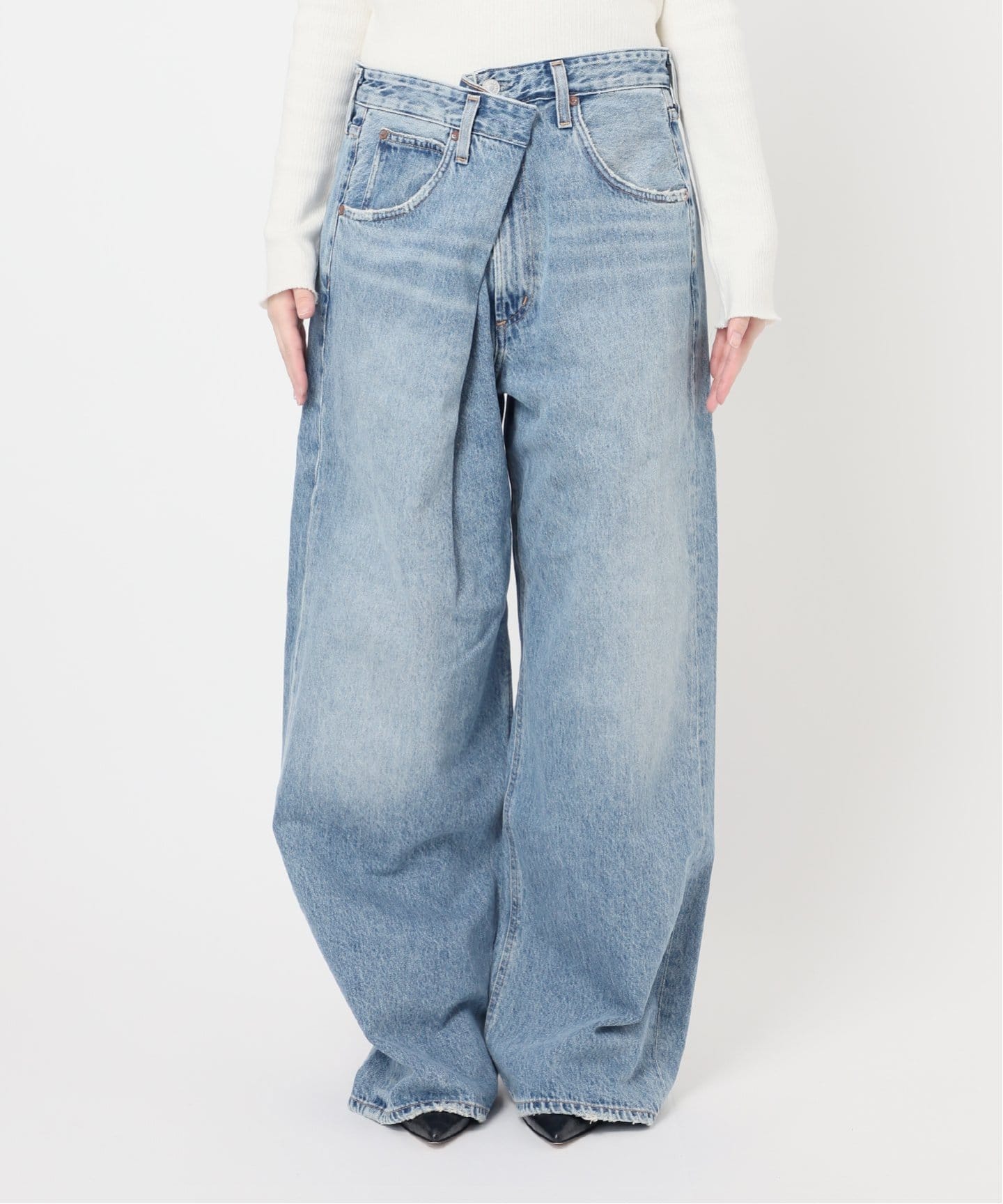 AGOLDE / エーゴールドイー】VANA FOLD JEAN IN MANTRA：デニム