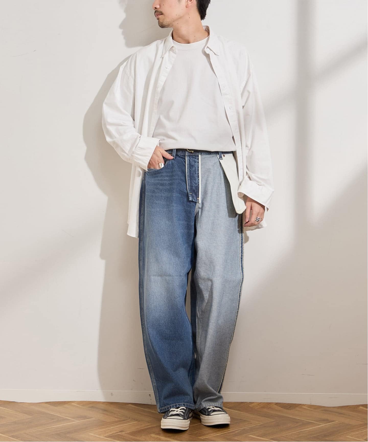 追加》《別注》【INSCRIRE*LEE*LESSAGE】COWBOY/RIDERSPANTS：デニム